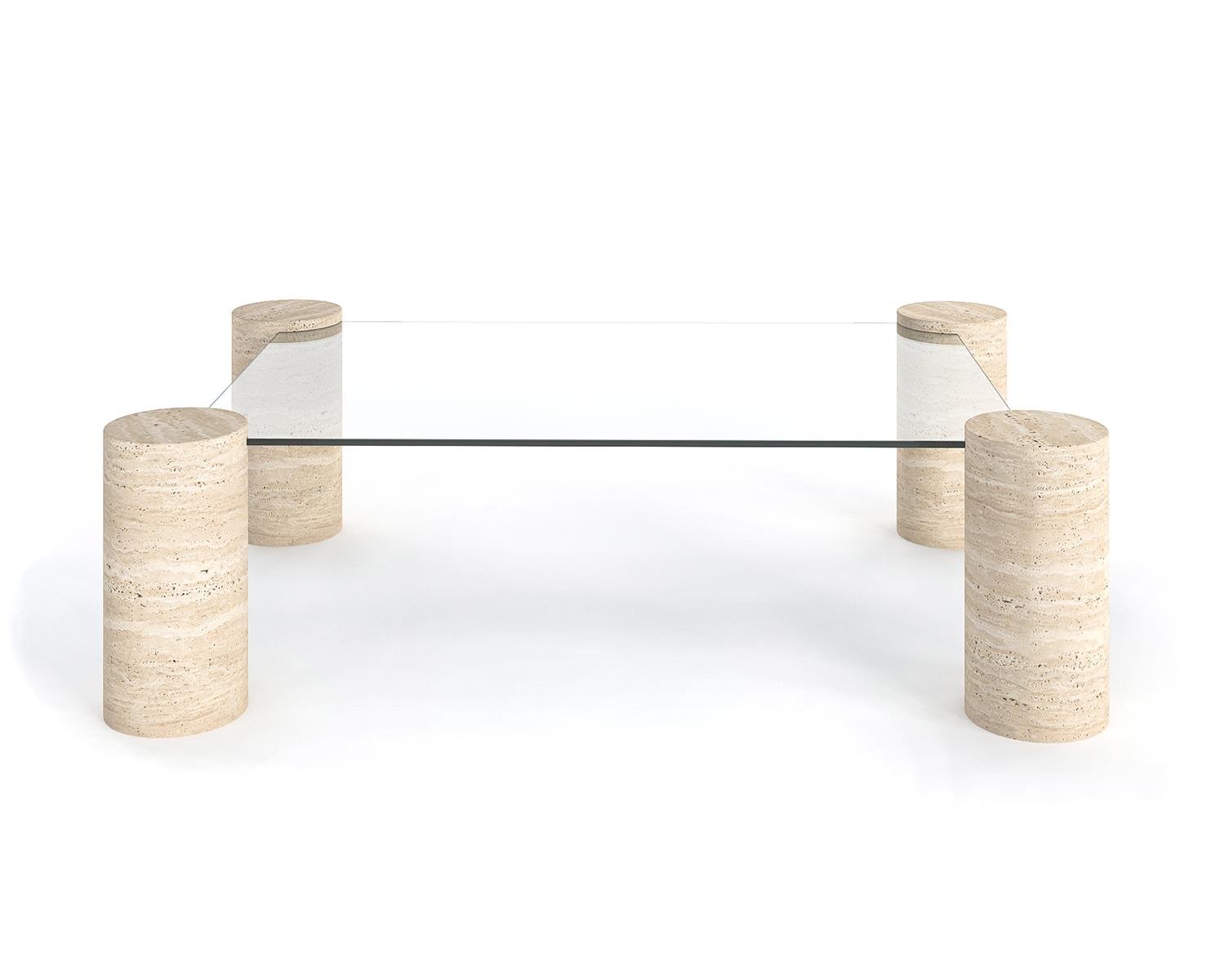 Travertine Coffee Table